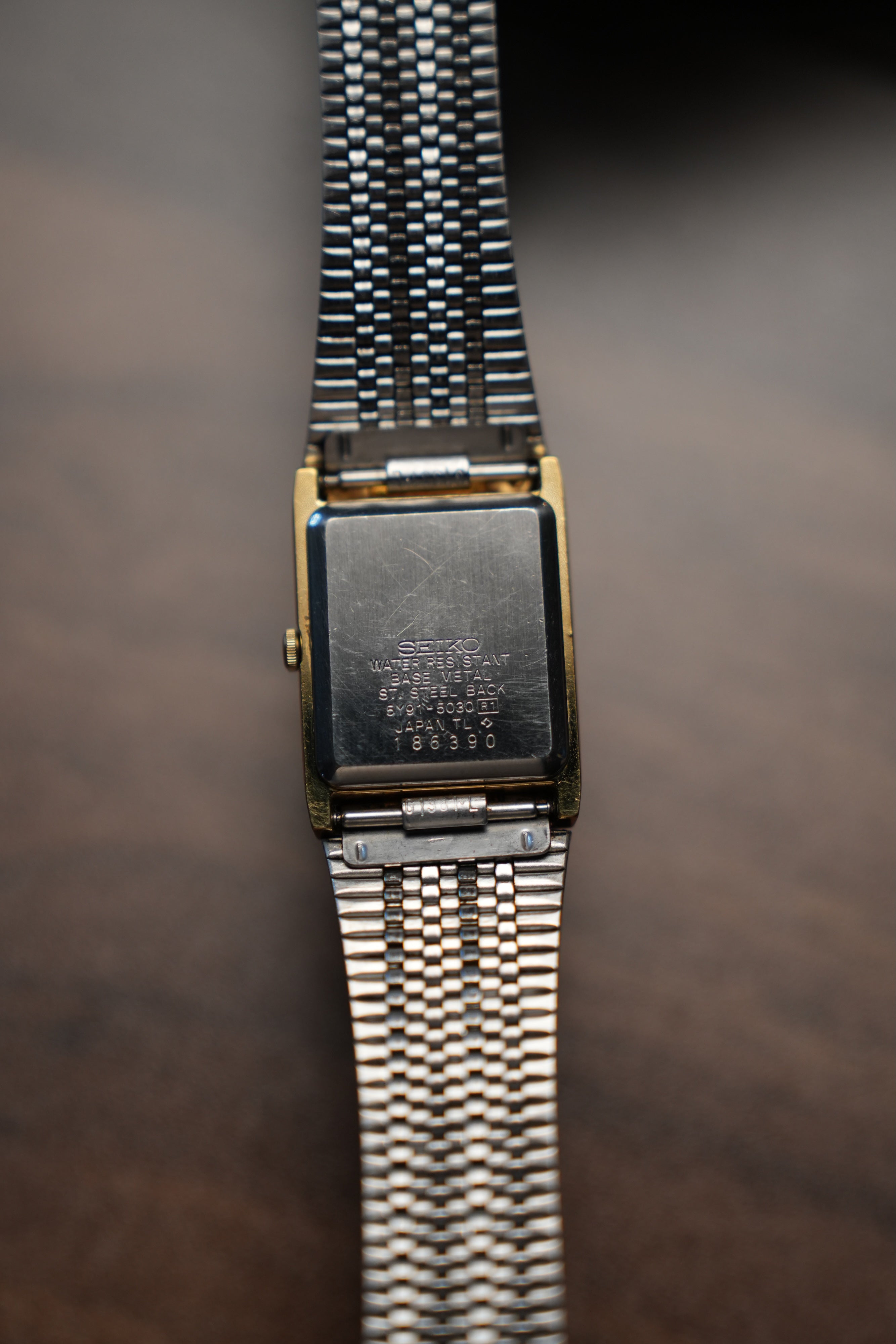 1981 Seiko Tank Galaxy Credor "Grill Master Dial" 5Y91-5030