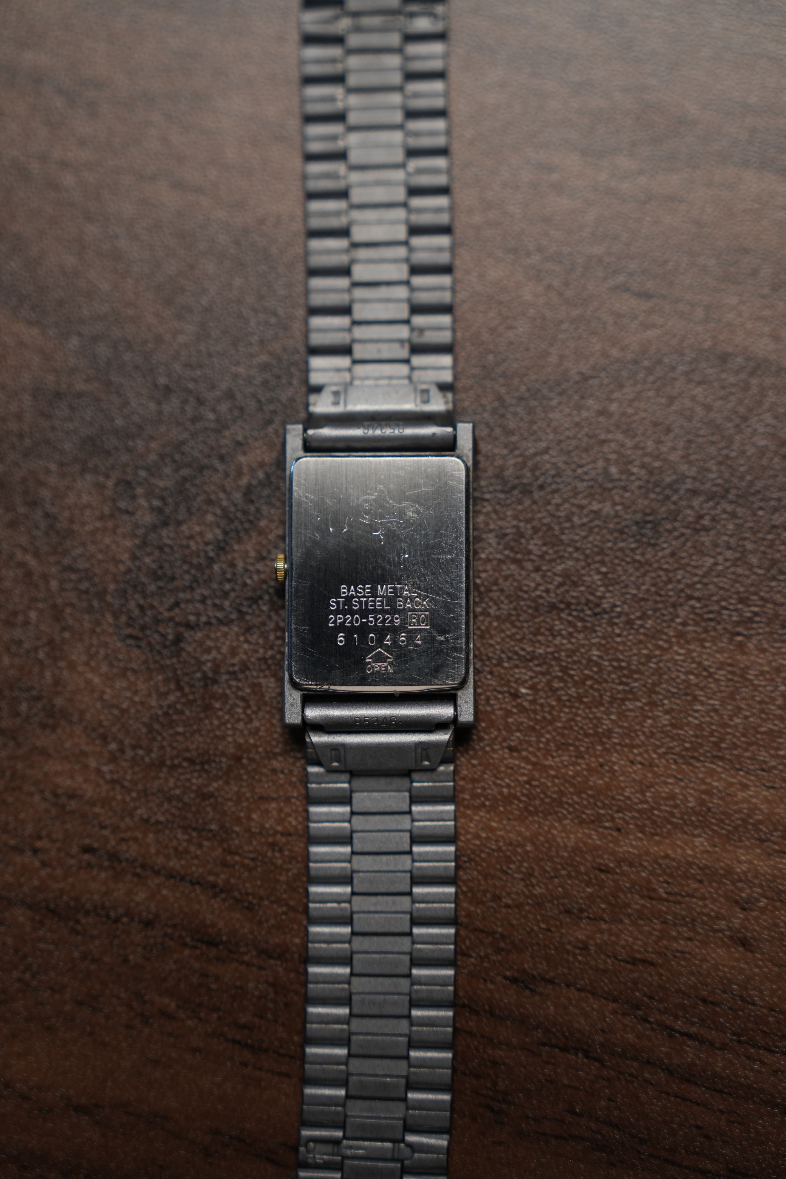 Vintage Seiko Rare Tank Silver Tone