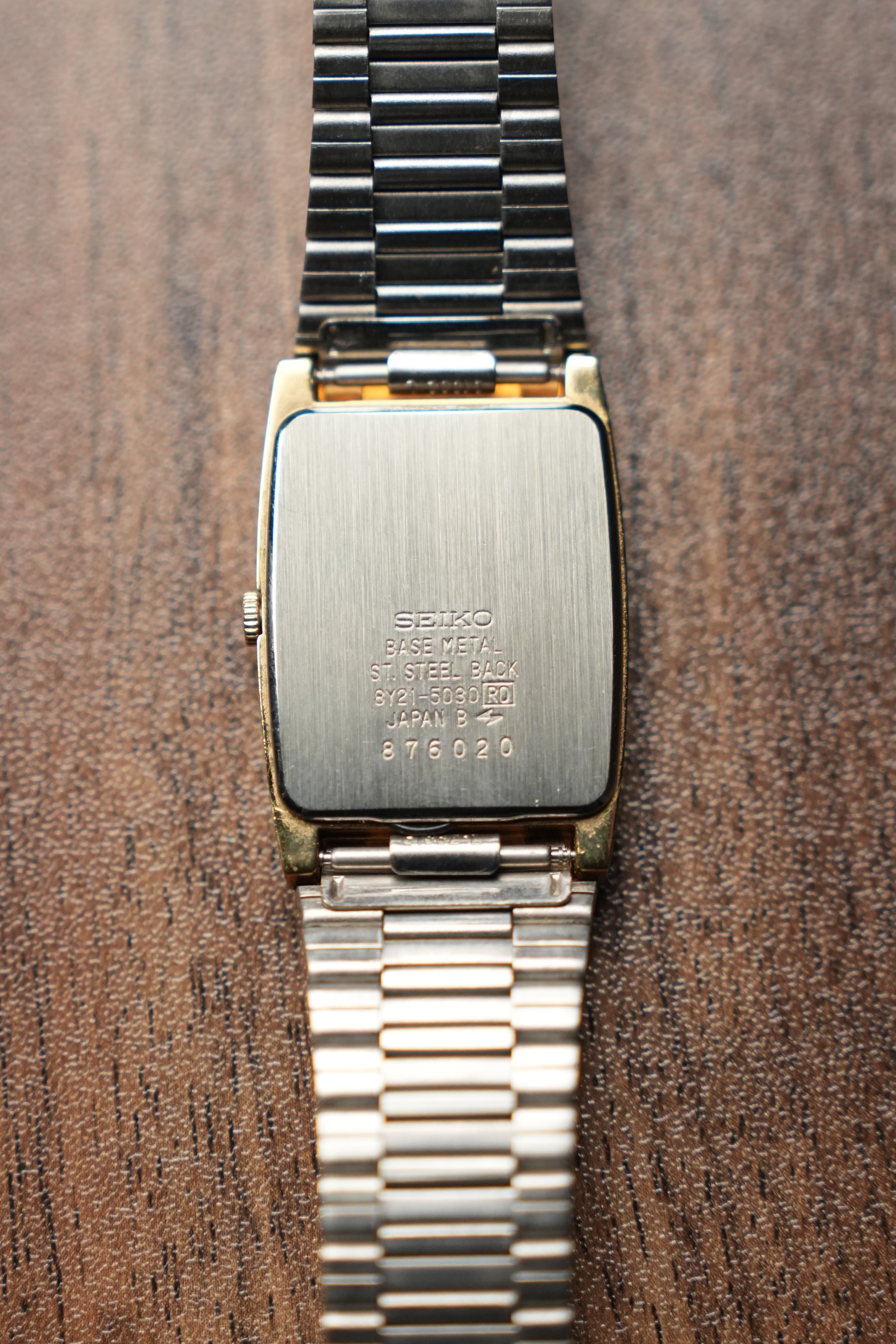 1988 Seiko Credero Tank 8Y21-5030