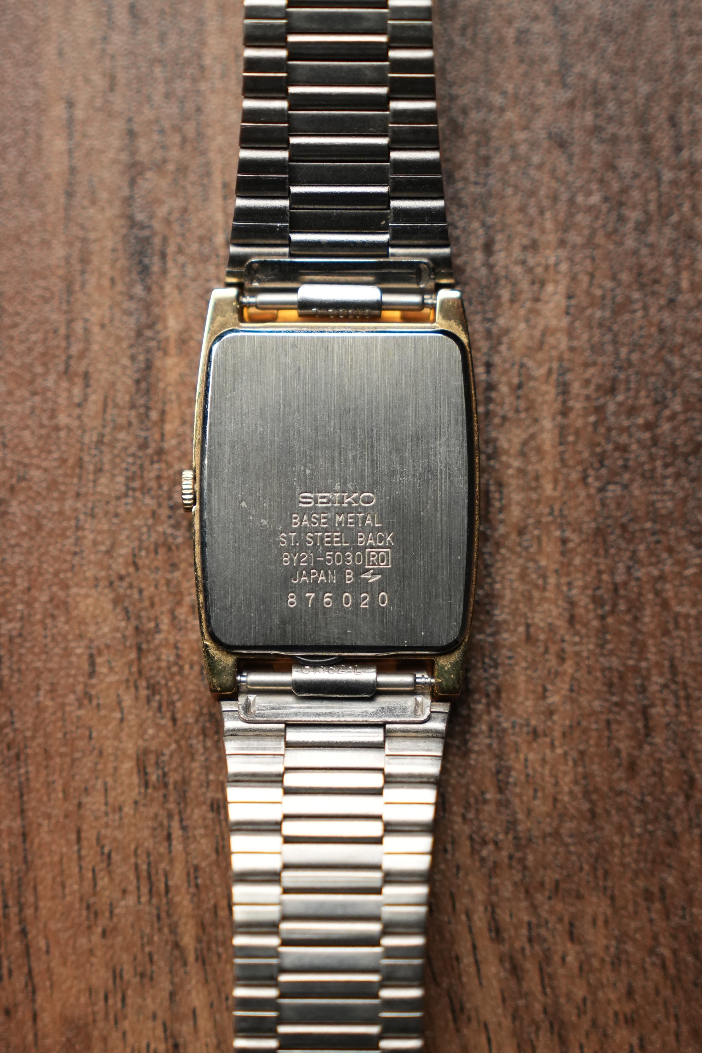 1988 Seiko Credero Tank 8Y21-5030