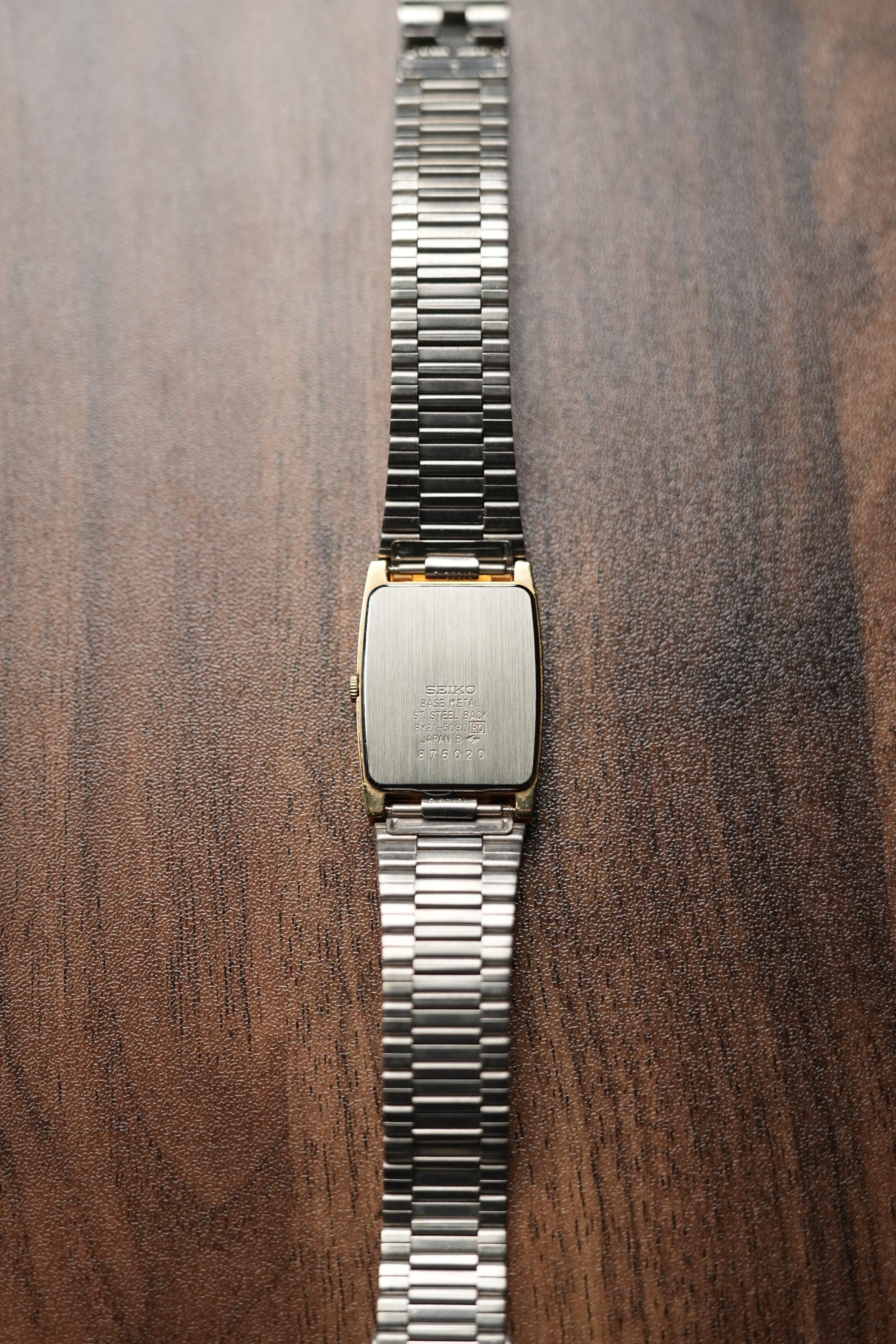1988 Seiko Credero Tank 8Y21-5030