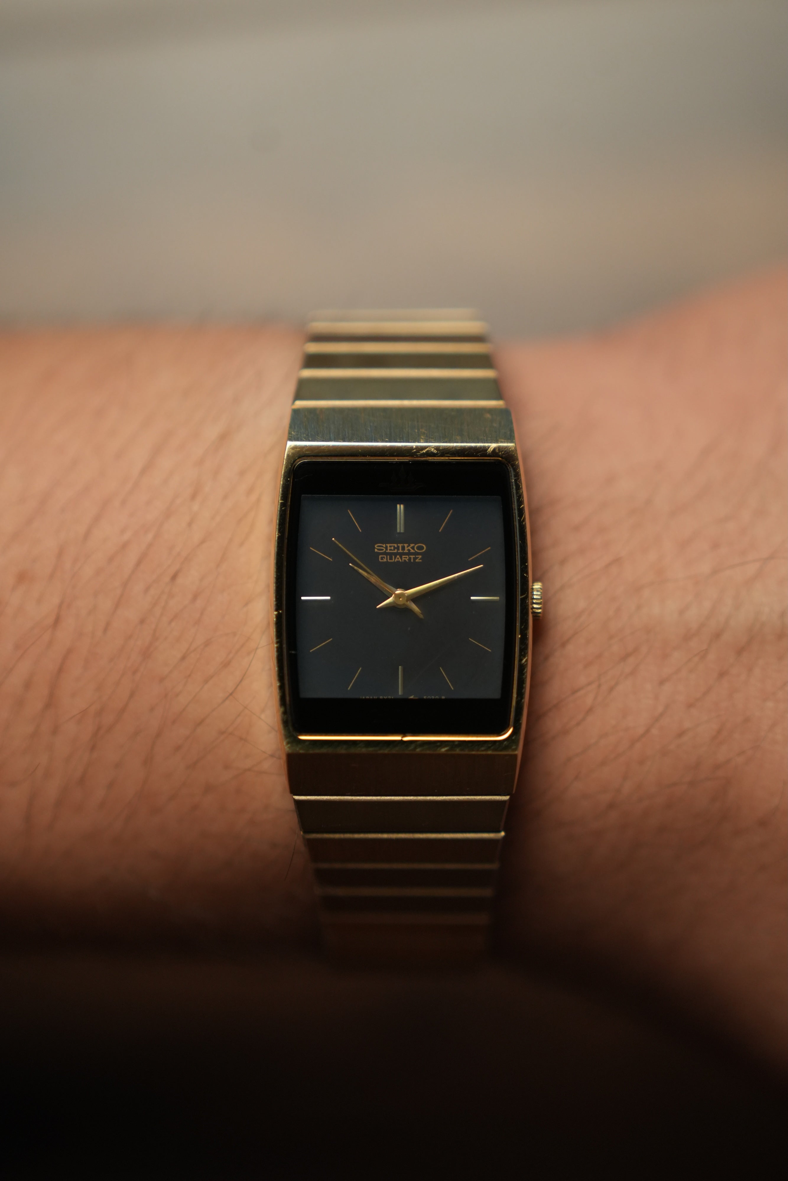 1988 Seiko Credero Tank 8Y21-5030