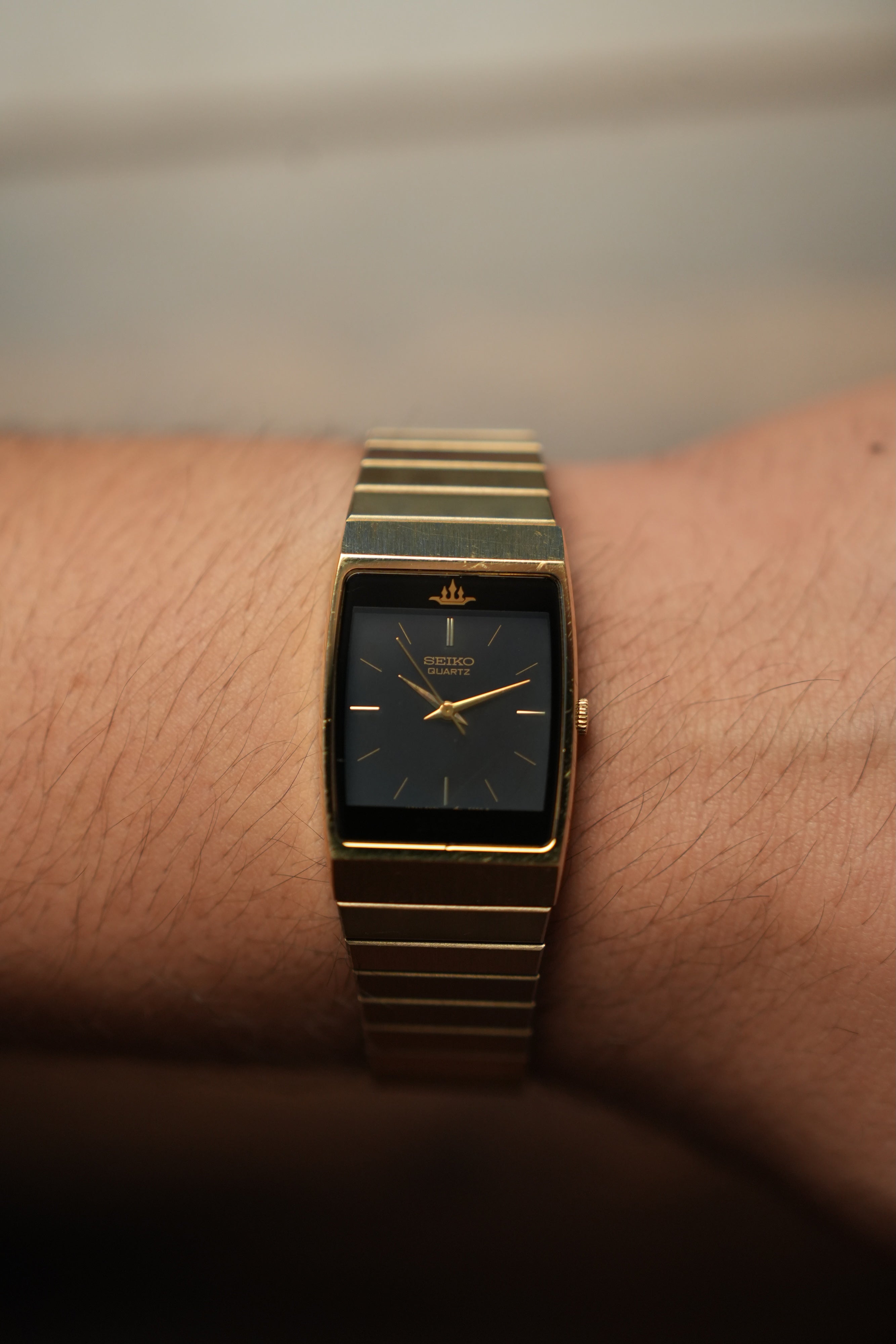 1988 Seiko Credero Tank 8Y21-5030