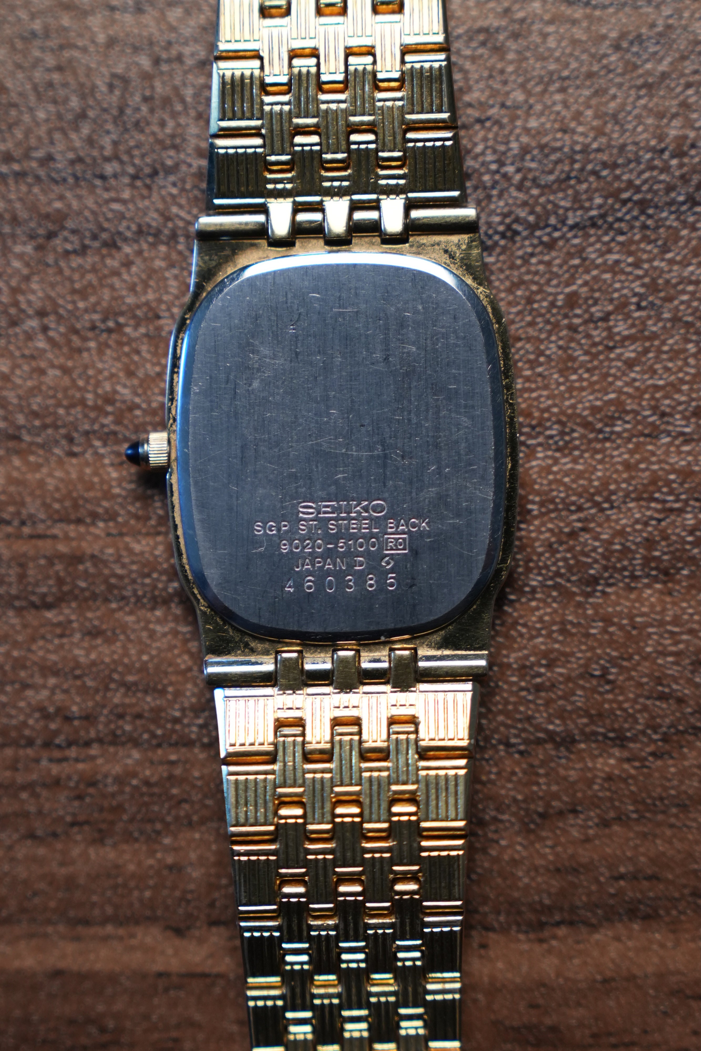Seiko 9020-5100 Ultra-Thin Quartz Dress Watch – Gold Tone, Circa 1980s