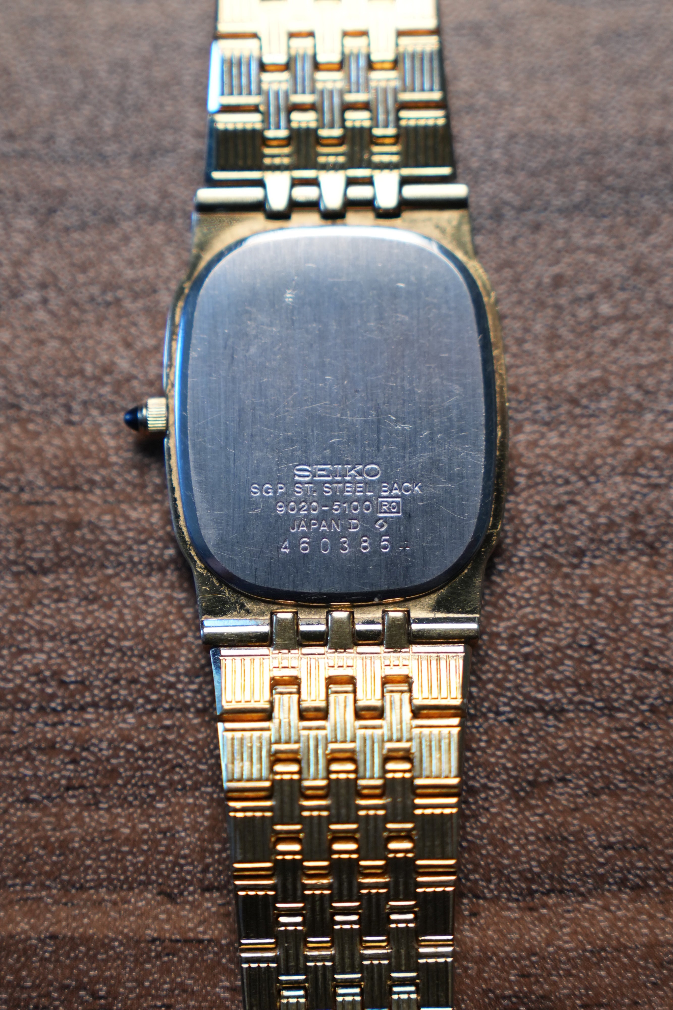 Seiko 9020-5100 Ultra-Thin Quartz Dress Watch – Gold Tone, Circa 1980s