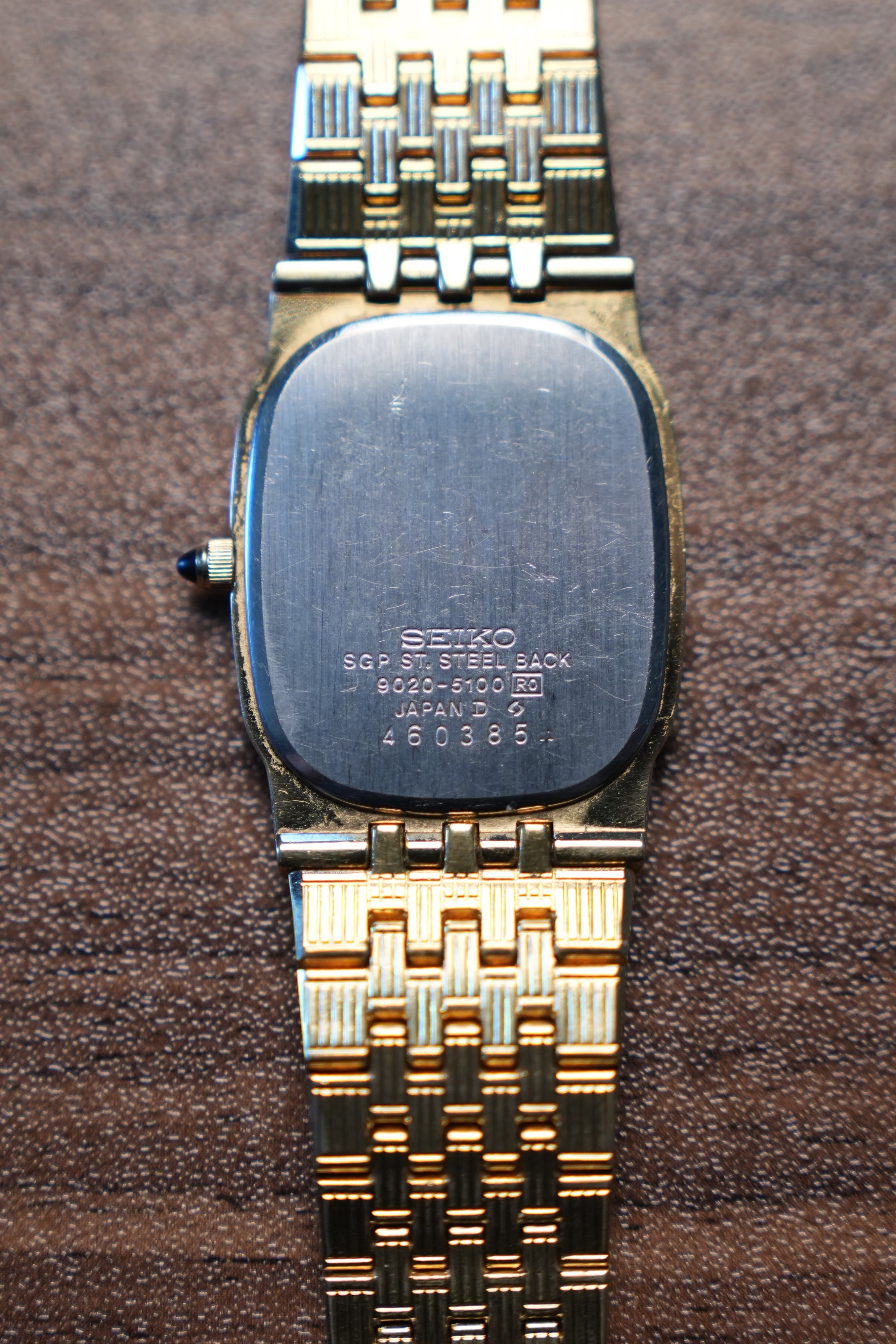 Seiko 9020-5100 Ultra-Thin Quartz Dress Watch – Gold Tone, Circa 1980s