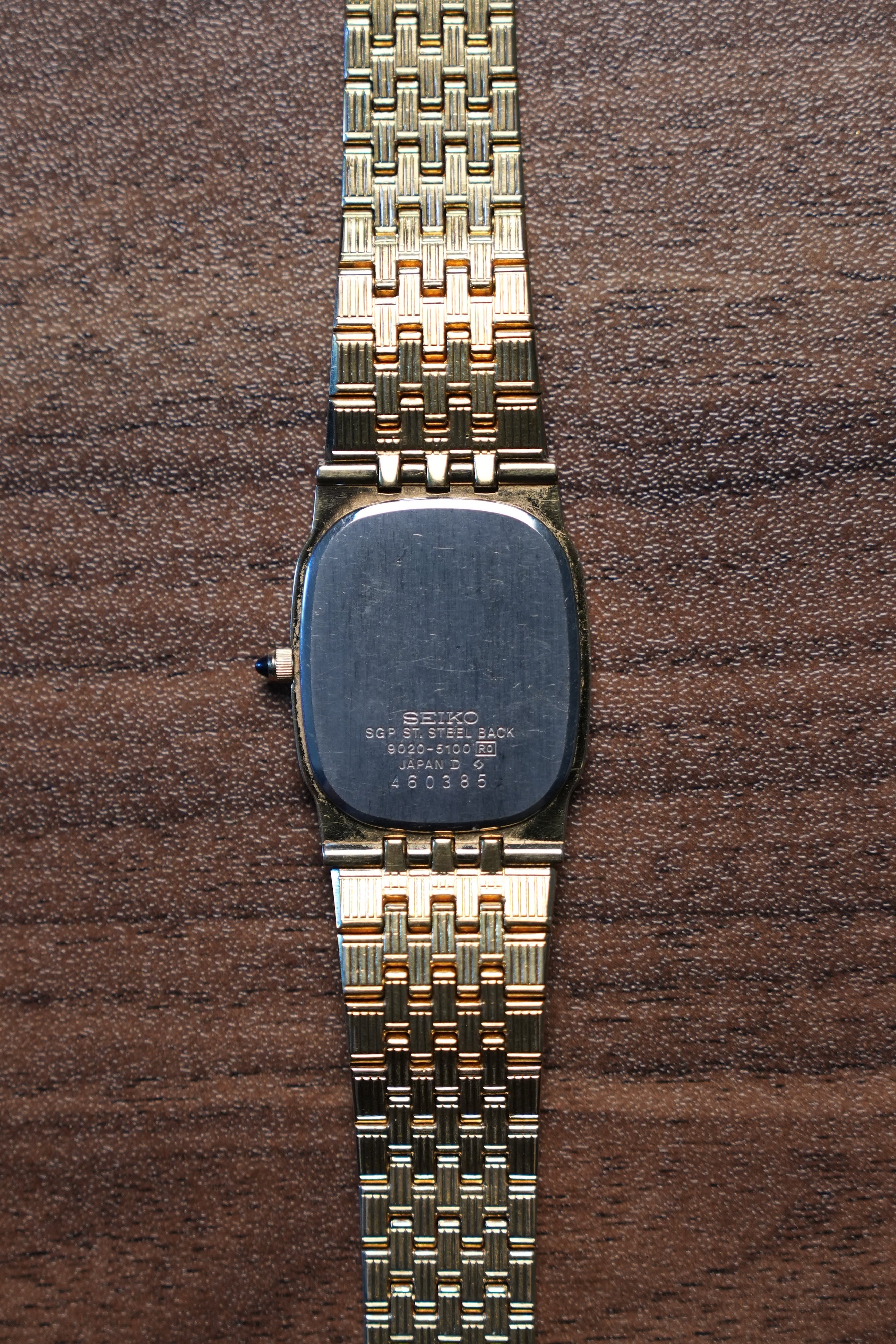 Seiko 9020-5100 Ultra-Thin Quartz Dress Watch – Gold Tone, Circa 1980s