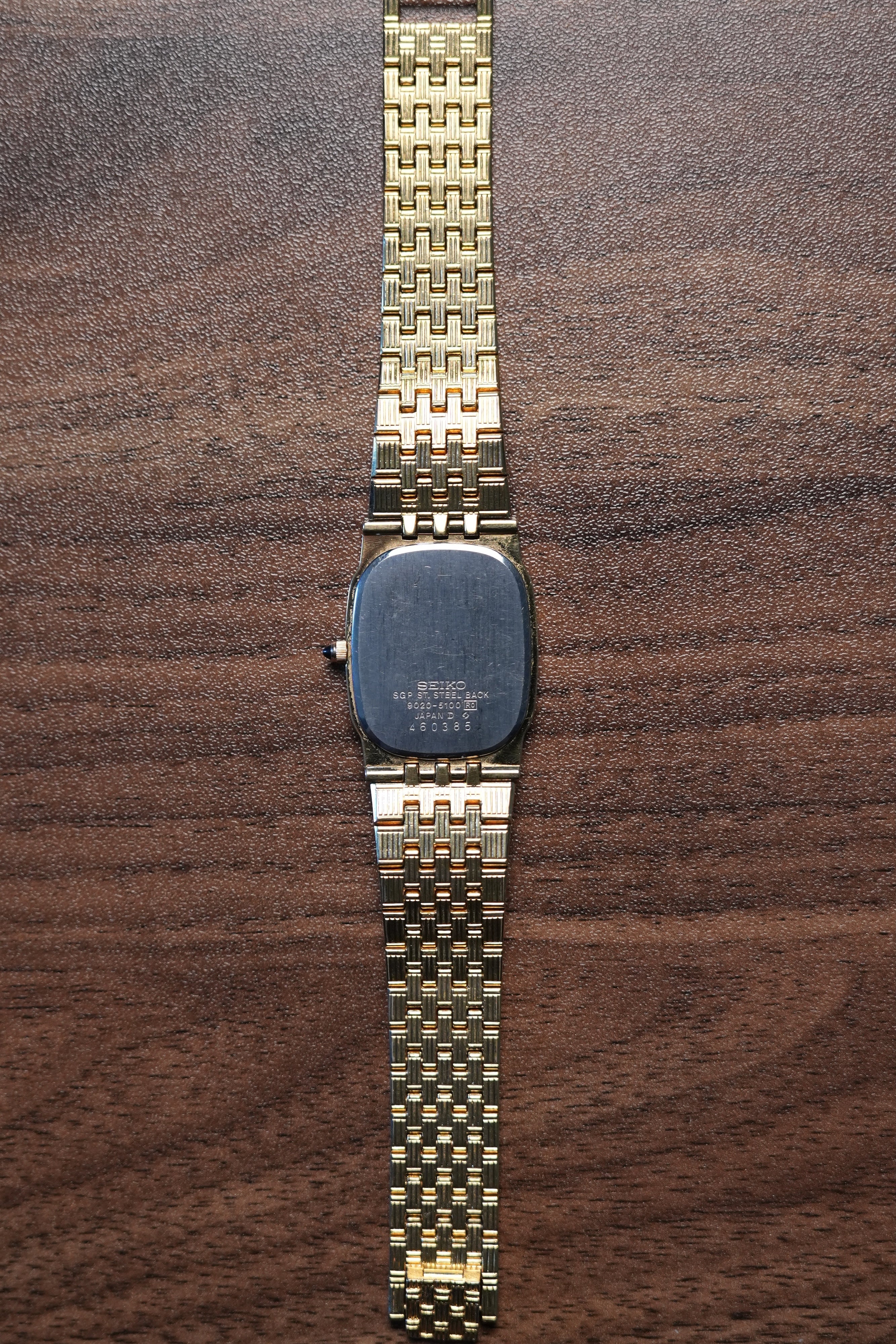 Seiko 9020-5100 Ultra-Thin Quartz Dress Watch – Gold Tone, Circa 1980s