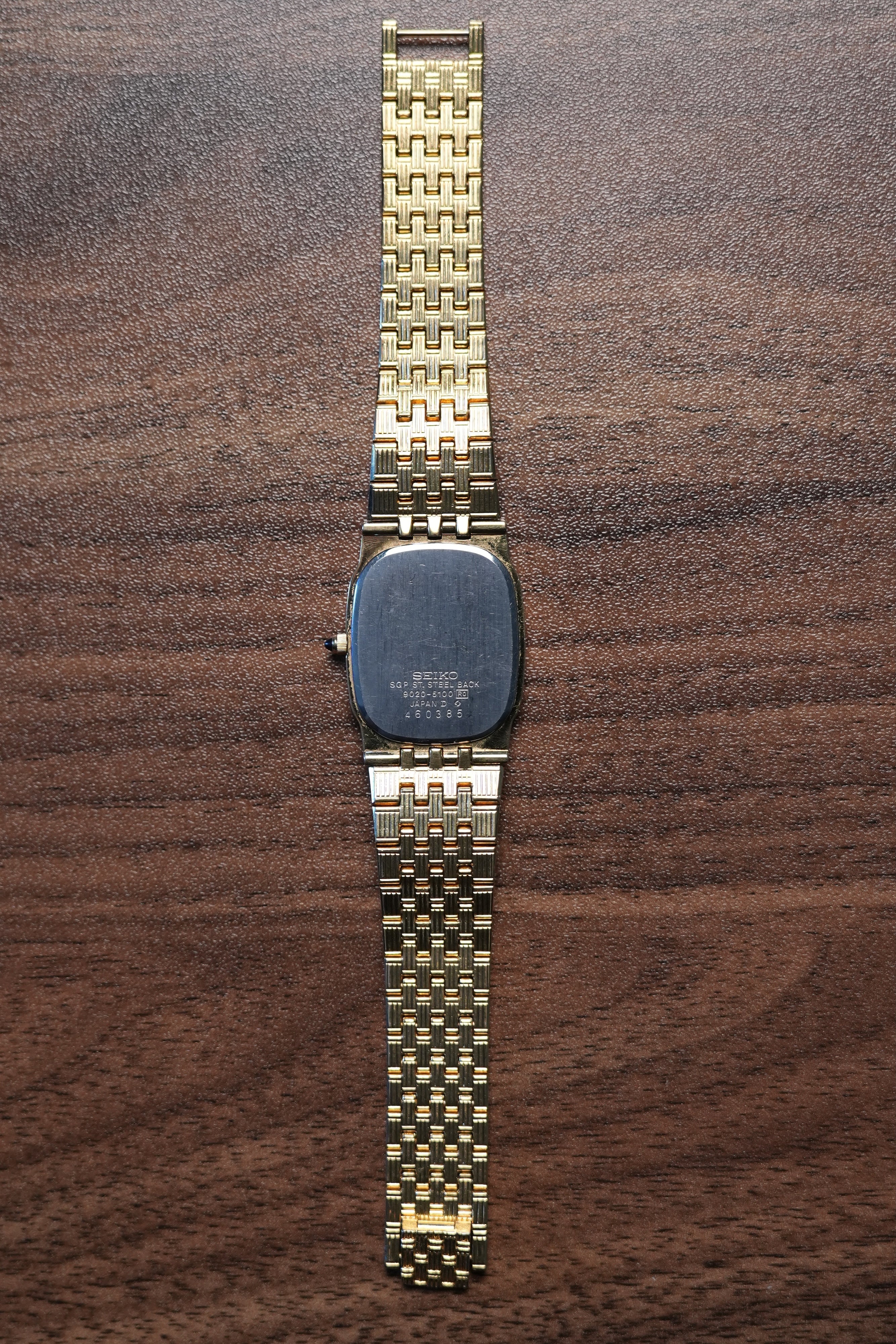 Seiko 9020-5100 Ultra-Thin Quartz Dress Watch – Gold Tone, Circa 1980s