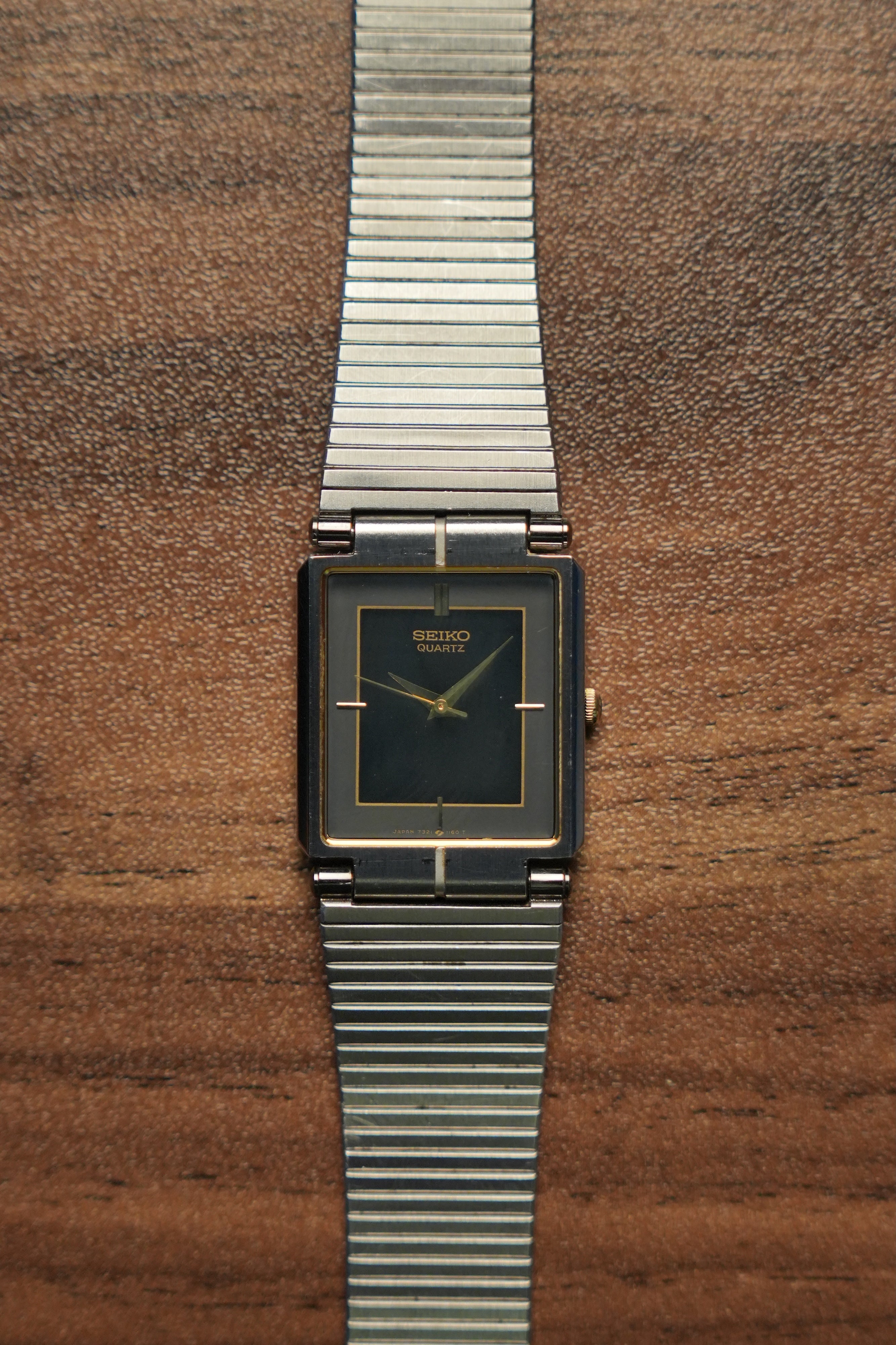 1985 SEIKO Quartz Tank 7321-5680