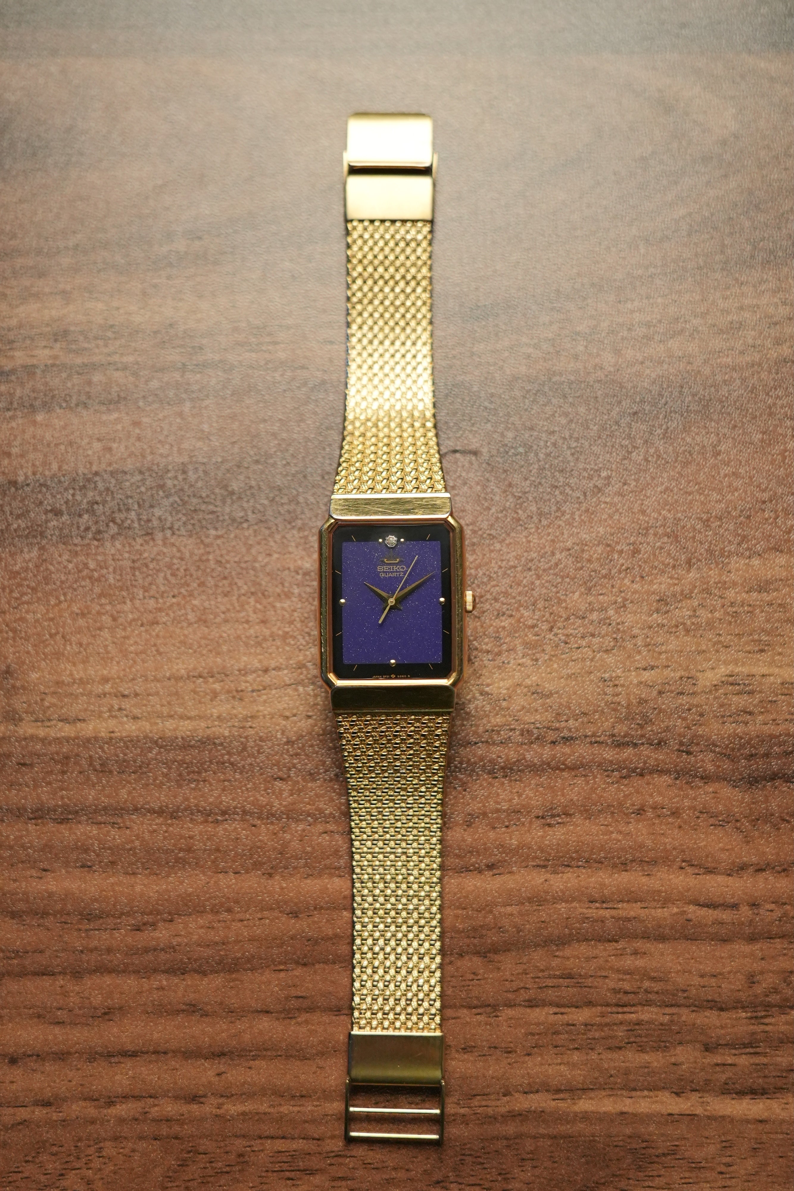 1986 SEIKO 5P31-5C40 Galaxy Tank Quartz 1986
