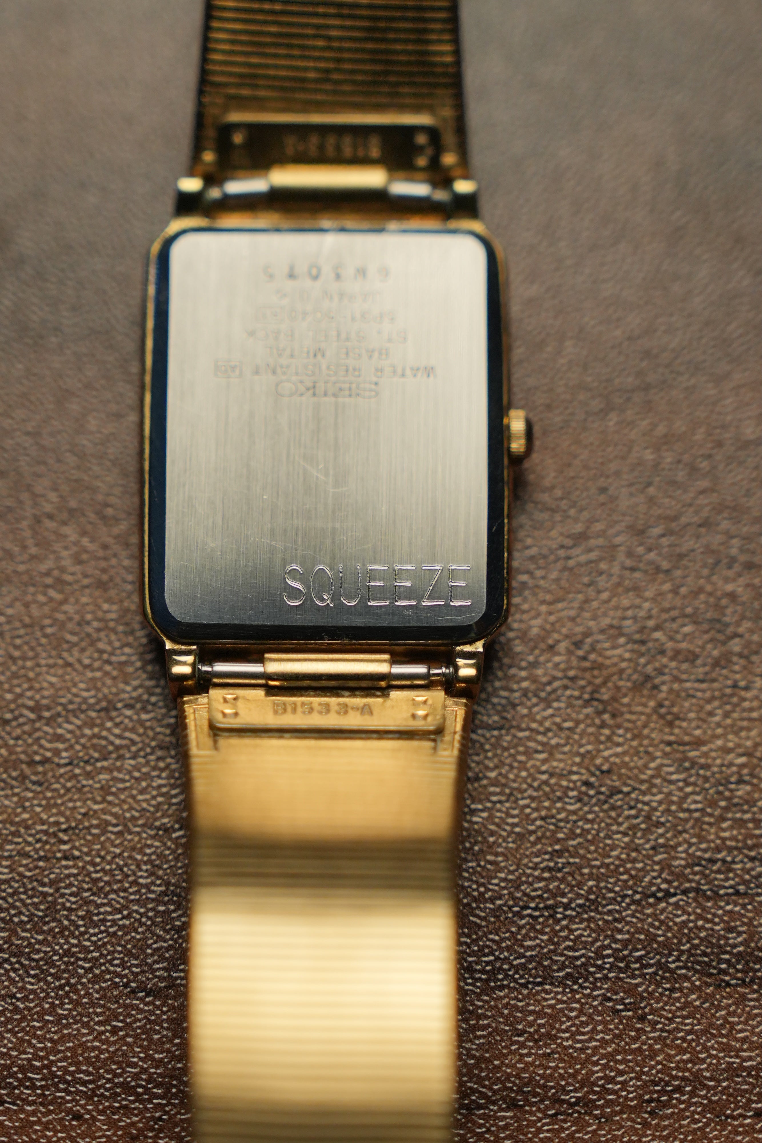 1986 SEIKO 5P31-5C40 Galaxy Tank Quartz 1986